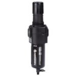 Filtro/Regulador, 1/2  NPT, vaso de policarbonato con guarda, dren manual, 40µ (micrones), rango de ajuste 4 a 145 psi, sin manómetro, con alivio, Pmax 145 psi, serie Excelon 74, IMI Norgren.