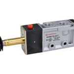 Válvula 5/2 G1/4  simple solenoide sin bobina - Norgren