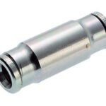 Unión metálica recta tubo a tubo 1/4  - Norgren