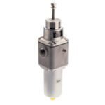 Filtro/Regulador, 1/2  NPT, acero inoxidable, dren automático, 5µ (micrones), rango de ajuste 4.4 a 131 psi, Pmax 247 psi, serie 38, IMI Norgren.