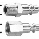 Enchufe rápido rosca 1/2 NPT y espiga de 1/4 - Parker.