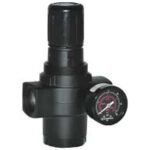Regulador de presión, 1 NPT, rango de ajuste 10 a 250 psi, Pmax 290 psi, con manómetro, con alivio, Serie 17, IMI Norgren.