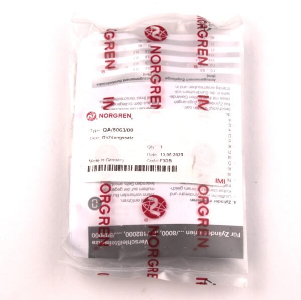 IMI Norgren QA/8063/00 Juego de reparación para cilindro neumatico ISO de 63mm - Frente