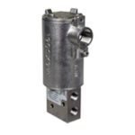Válvula solenoide 3/2 1/4  NPT con bobina en 24 VDC conector eléctrico M20 x 1.5 sellos de nitrilo - Maxseal