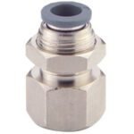 Pasamuros recto hembra tubo 1/4  rosca 1/4 - Norgren