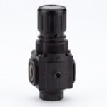 Regulador de presión, G1/4, rango de ajuste 4 a 145 psi, Pmax 300 psi, sin manómetro, con alivio, serie Excelon 72, IMI Norgren.