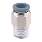 Conector recto tubo 3/8 rosca 1/4 NPT - Norgren