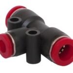 Conector  T  desigual tubo 8mm tubo 6mm - Norgren