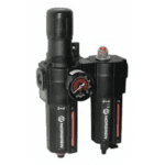 Unidad F/R-L. manual 1/2  NPT  c/man. vasos metálicos - Norgren
