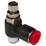 Control de flujo tubo 8mm rosca 1/4" tipo banjo - Norgren