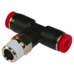 Conector T tubo 8mm rosca 1/4  bsp - Norgren