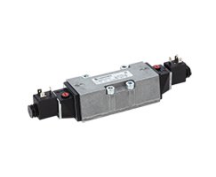 Válvula ISO 2, 5/3 CAE doble solenoide sin bobinas - Norgren