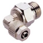 Conector codo rotable 90° push-on rosca G1/8 a tubo 8mm - Norgren