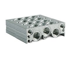 Subbase 4 estaciones V61 roscas G - Norgren