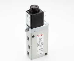 Válvula 5/2 G1/4 simple solenoide bobina 24 VDC - Norgren