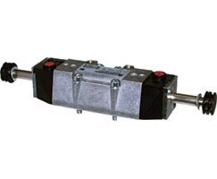 Válvula ISO 3 doble solenoide 5/3 sin bobinas - Norgren