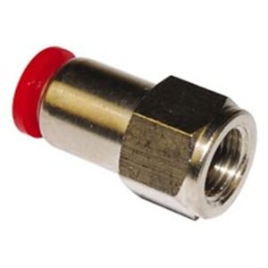Conector recto hembra tubo 6 mm rosca 1/4 BSPP - Norgren