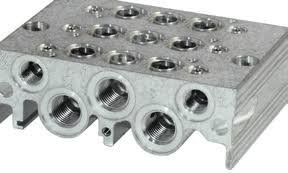 Subbase 4 estaciones para V61 - Norgren